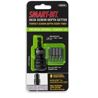 Smart bit with adjustable depth